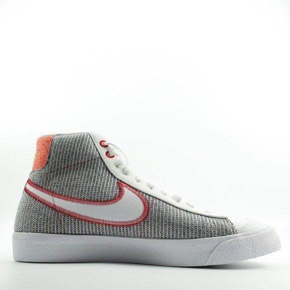 Nike Blazer Mid \'77 Mens Shoes Size 9 Grey White-Sport Red CW5838-022 main image 6